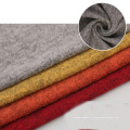 Tissu à textiles super doux Tissu en spandex teint en tissu en tricot en tricot brossé